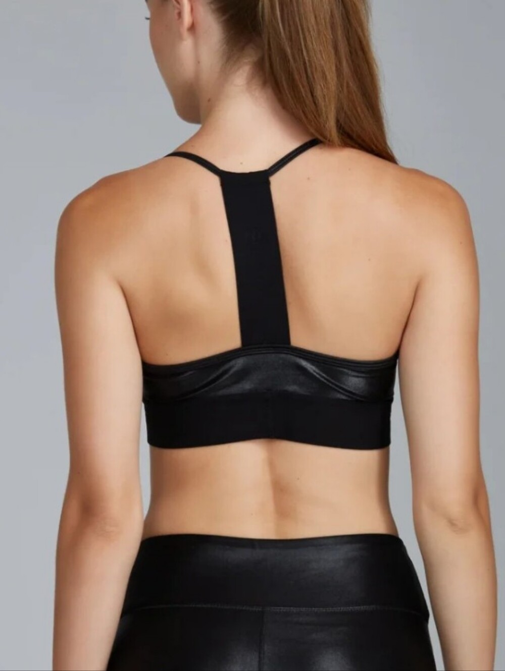 Noli Yoga Liquid Studio Sports Bra, Black, Sz S